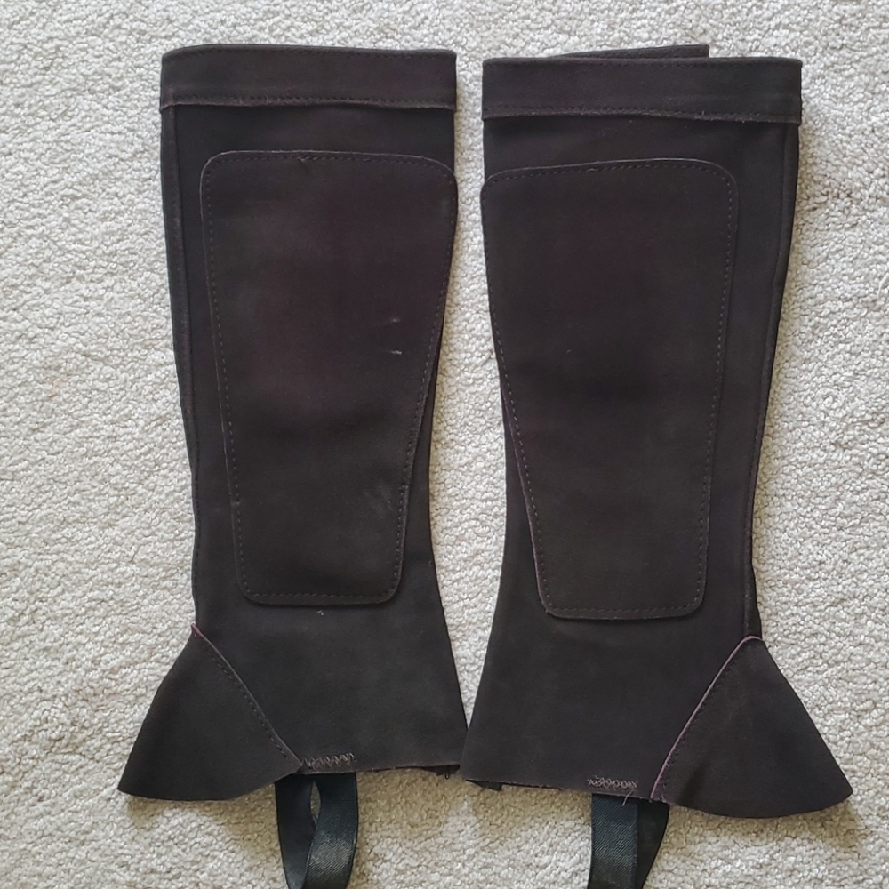 Suede Half Chaps